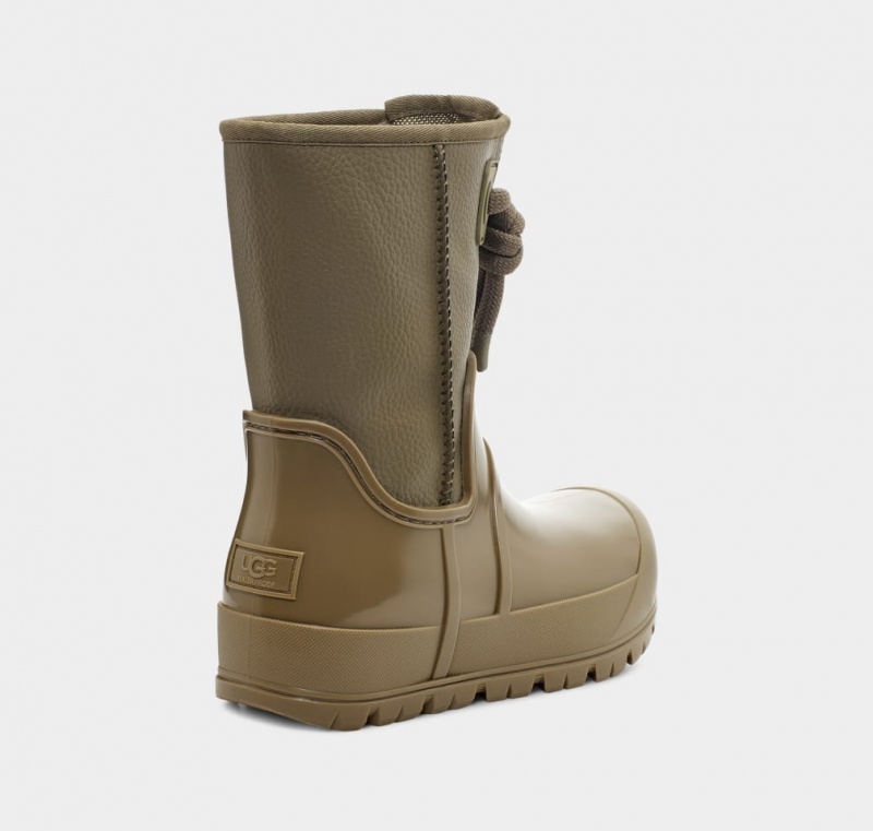 Cizme Ugg Raincloud Dantela Dama Masline Verzi | 8627IGFWJ