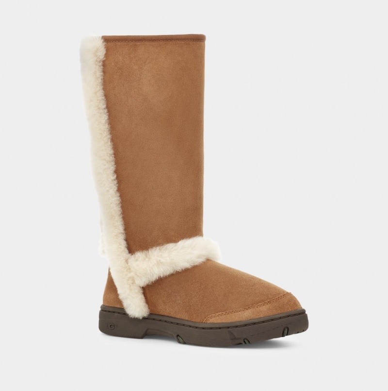 Cizme Ugg Sunburst Cizme Inalte Dama Maro | 7923AFXOU