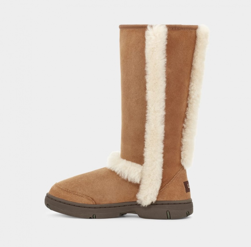 Cizme Ugg Sunburst Cizme Inalte Dama Maro | 7923AFXOU