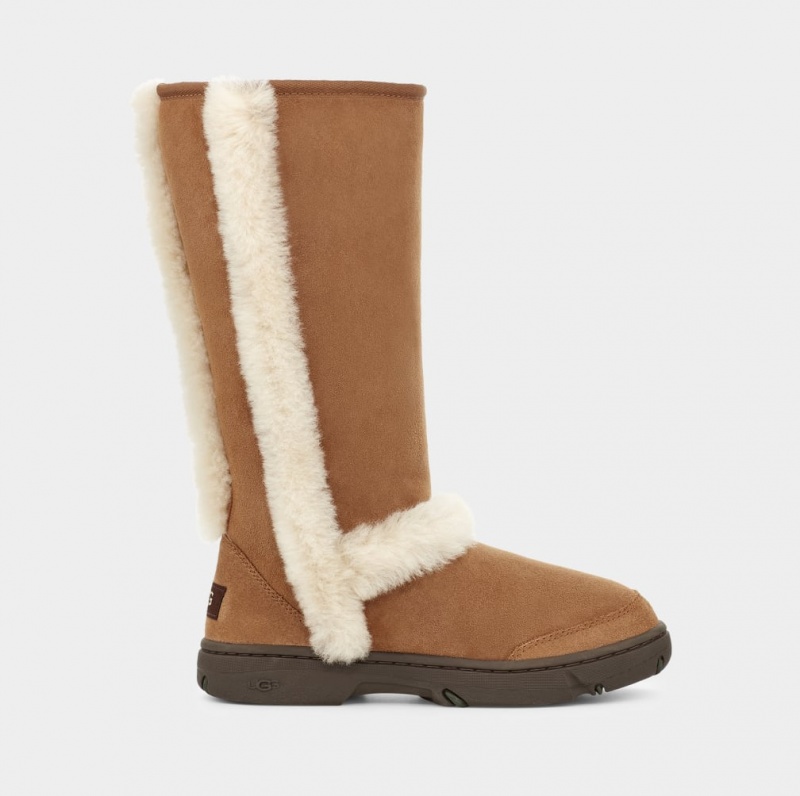 Cizme Ugg Sunburst Cizme Inalte Dama Maro | 7923AFXOU