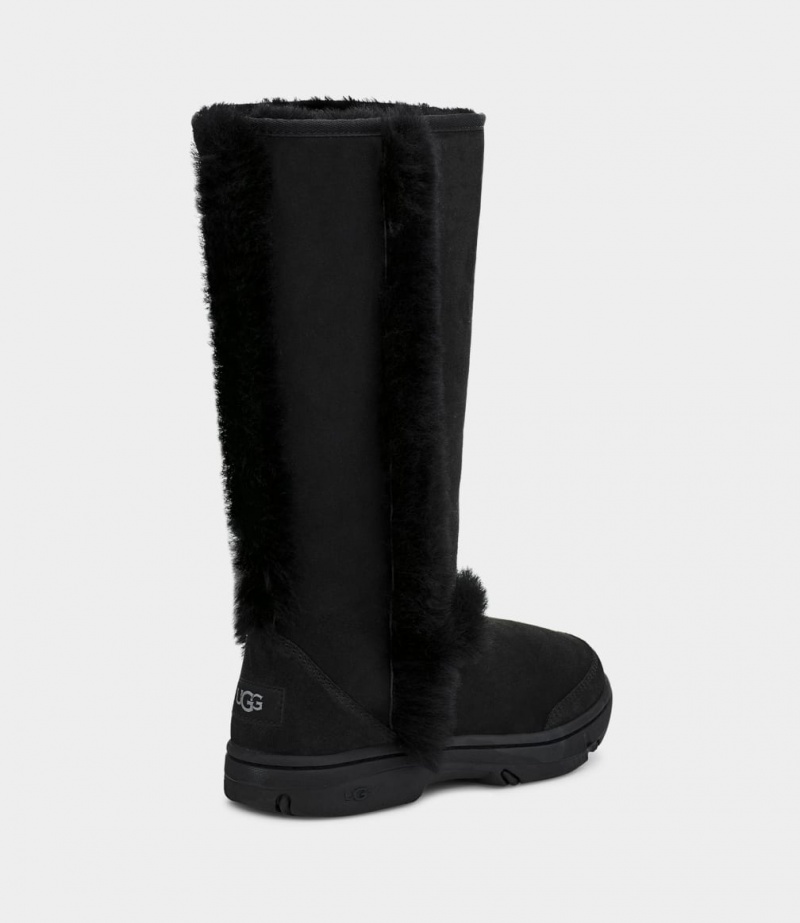 Cizme Ugg Sunburst Cizme Inalte Dama Negrii | 6582RTWUG