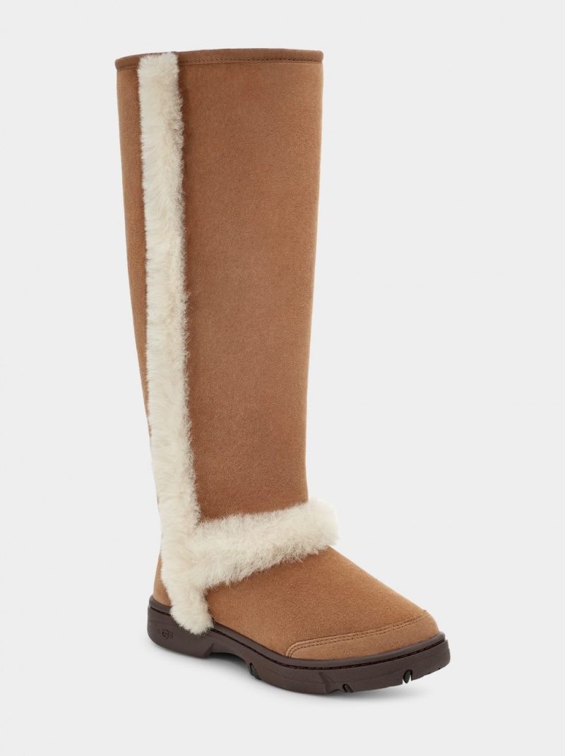 Cizme Ugg Sunburst Extra Cizme Inalte Dama Maro | 3106PSEVG