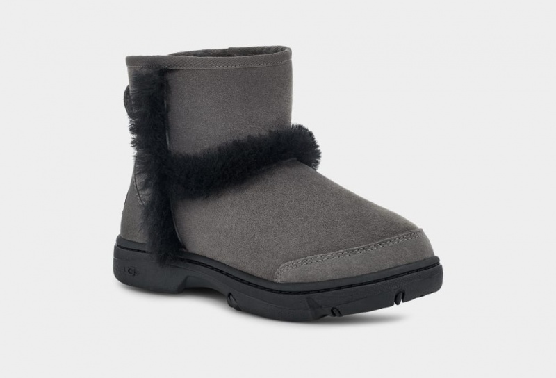 Cizme Ugg Sunburst Mini Dama Gri | 0376IGMVZ