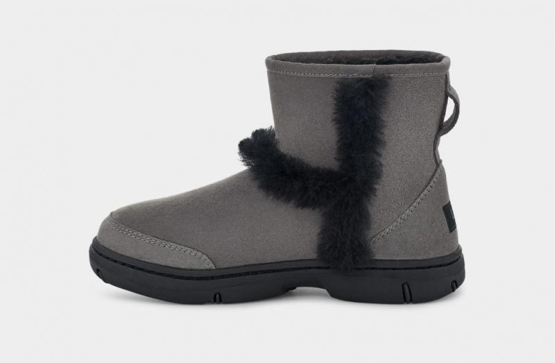 Cizme Ugg Sunburst Mini Dama Gri | 0376IGMVZ