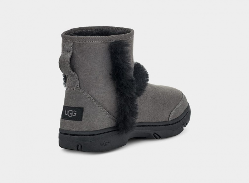 Cizme Ugg Sunburst Mini Dama Gri | 0376IGMVZ