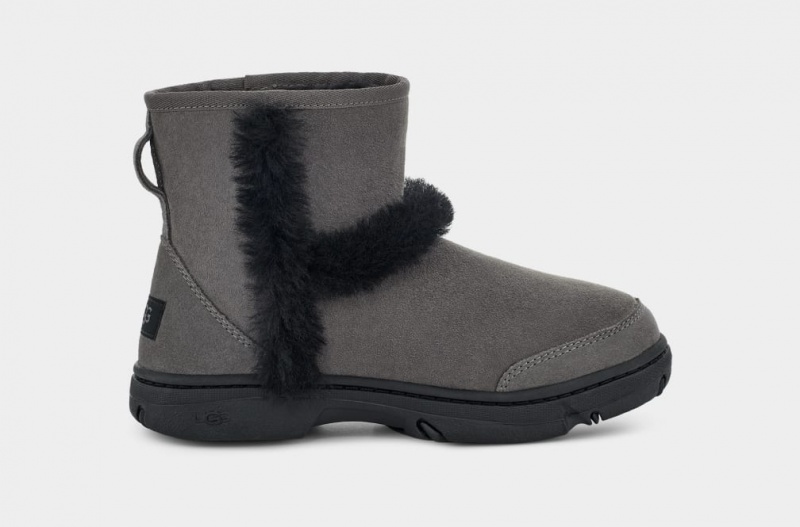 Cizme Ugg Sunburst Mini Dama Gri | 0376IGMVZ