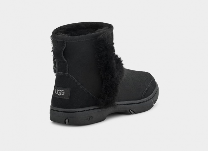 Cizme Ugg Sunburst Mini Dama Negrii | 2649ATGMP