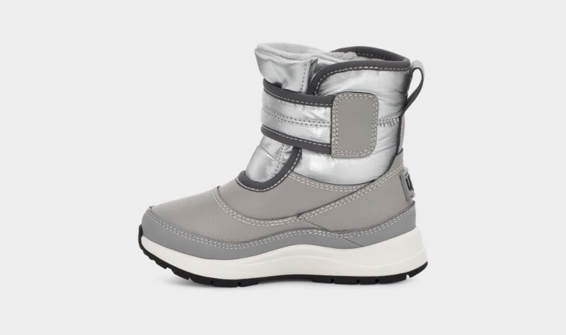 Cizme Ugg Taney Weather Metallic Copii Argintii | 4518VHEOA