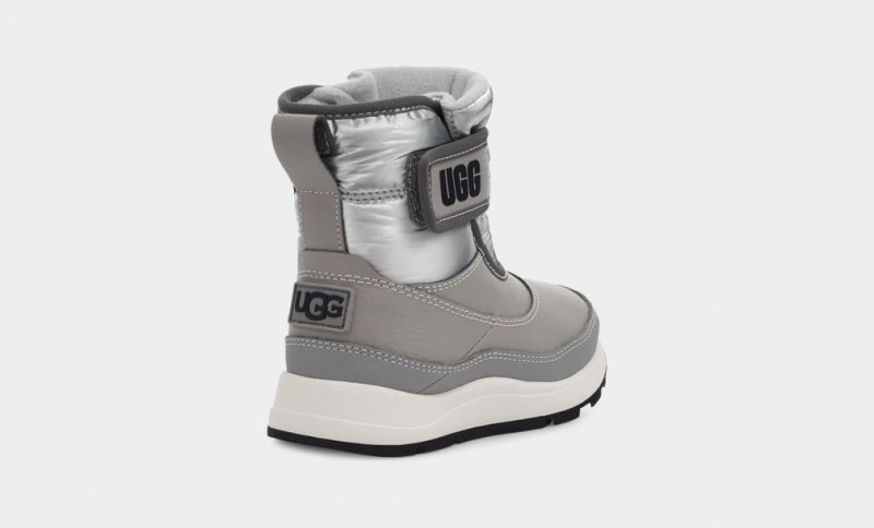 Cizme Ugg Taney Weather Metallic Copii Argintii | 4518VHEOA