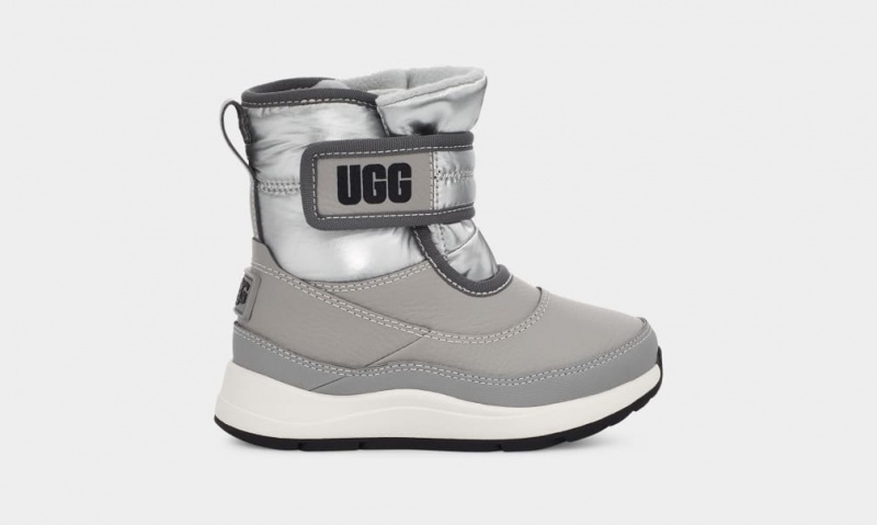 Cizme Ugg Taney Weather Metallic Copii Argintii | 4518VHEOA