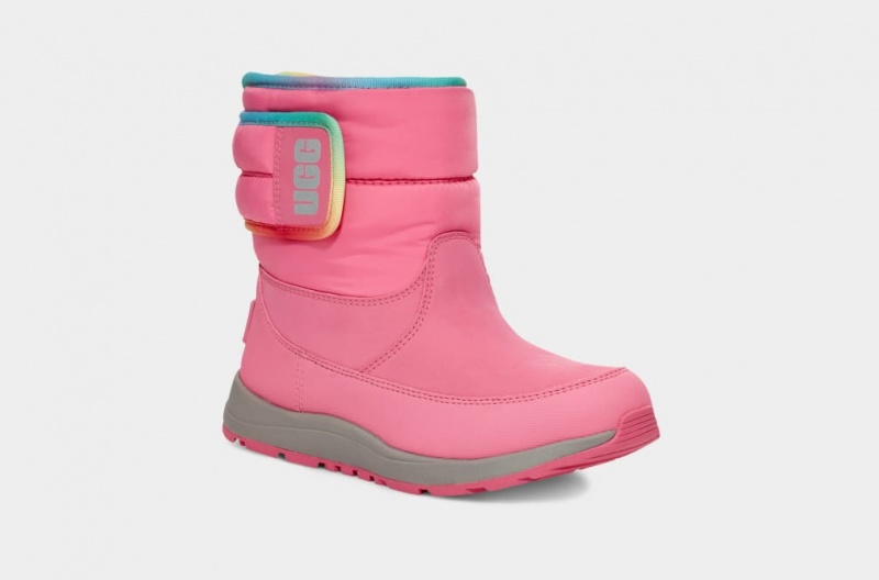 Cizme Ugg Toty Weather Rainbow Copii Roz Roz Colorati | 4910NVOZQ