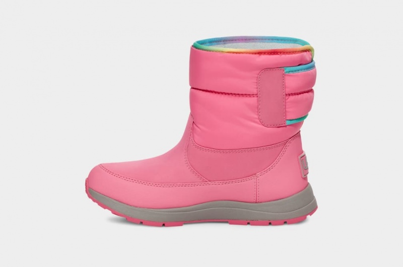 Cizme Ugg Toty Weather Rainbow Copii Roz Roz Colorati | 4910NVOZQ