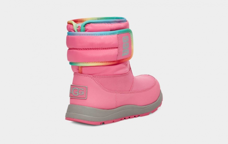 Cizme Ugg Toty Weather Rainbow Copii Roz Roz Colorati | 4910NVOZQ