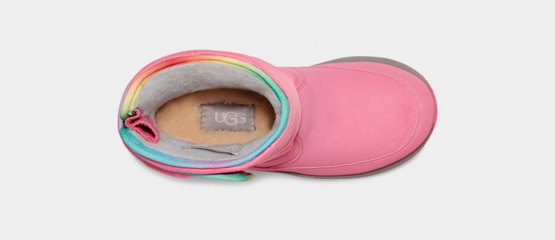 Cizme Ugg Toty Weather Rainbow Copii Roz Roz Colorati | 4910NVOZQ