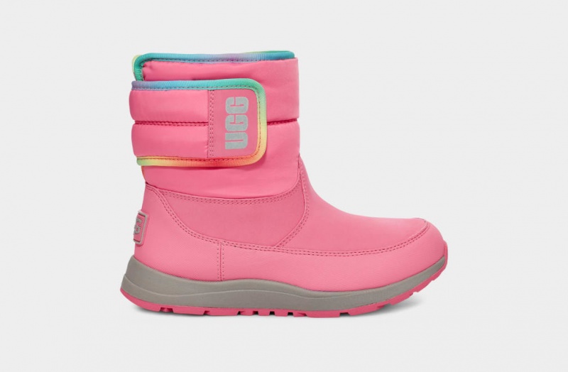 Cizme Ugg Toty Weather Rainbow Copii Roz Roz Colorati | 4910NVOZQ