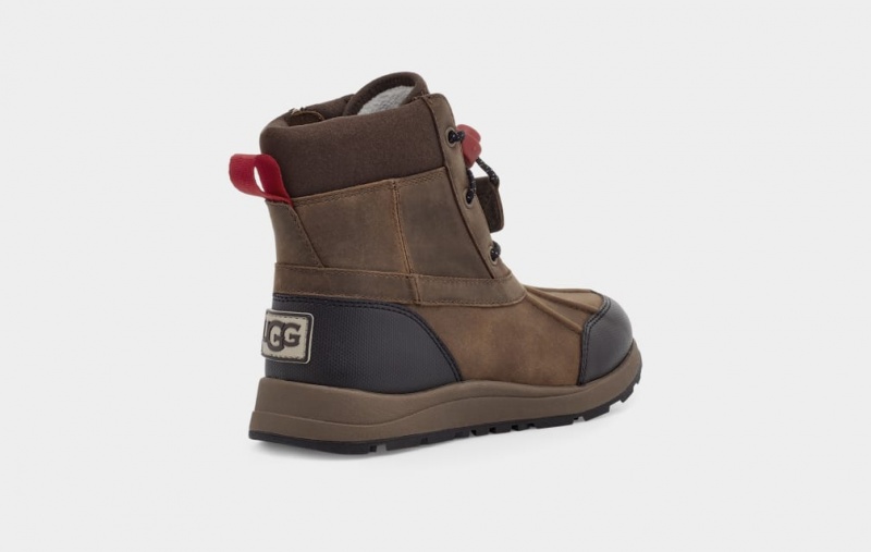 Cizme Ugg Turlock Piele Weather Copii Maro | 8675DCLYU