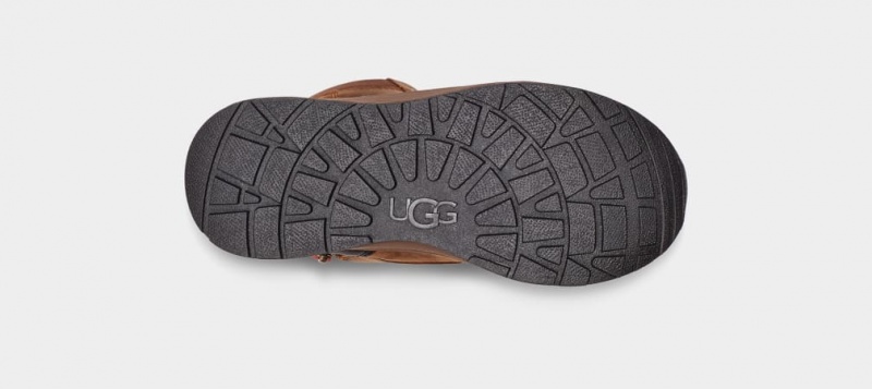 Cizme Ugg Turlock Piele Weather Copii Maro | 8675DCLYU