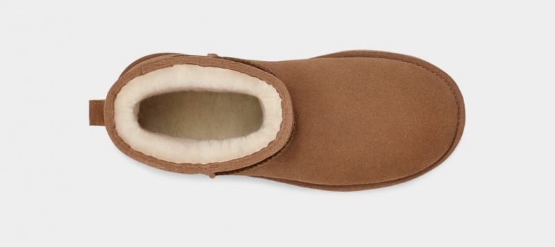 Cizme cu Platforma Ugg Clasici Mini Dama Maro | 4297HKBIU