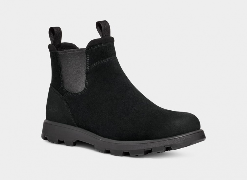 Ghete Chelsea Ugg Hillmont Barbati Negrii | 6859ZMNGT