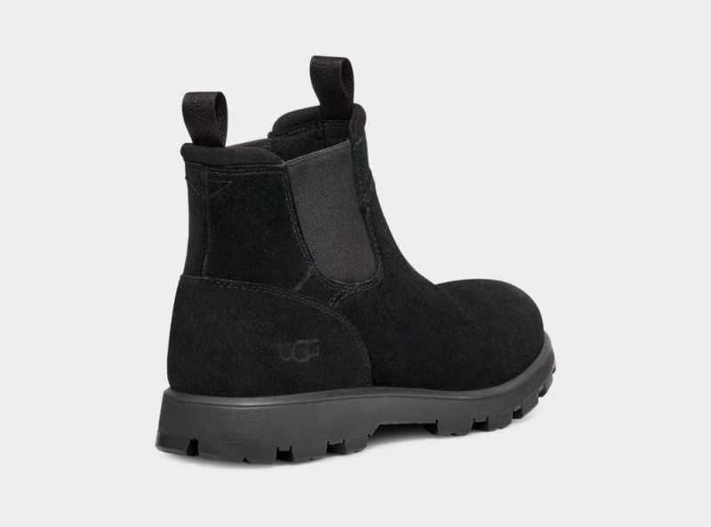 Ghete Chelsea Ugg Hillmont Barbati Negrii | 6859ZMNGT