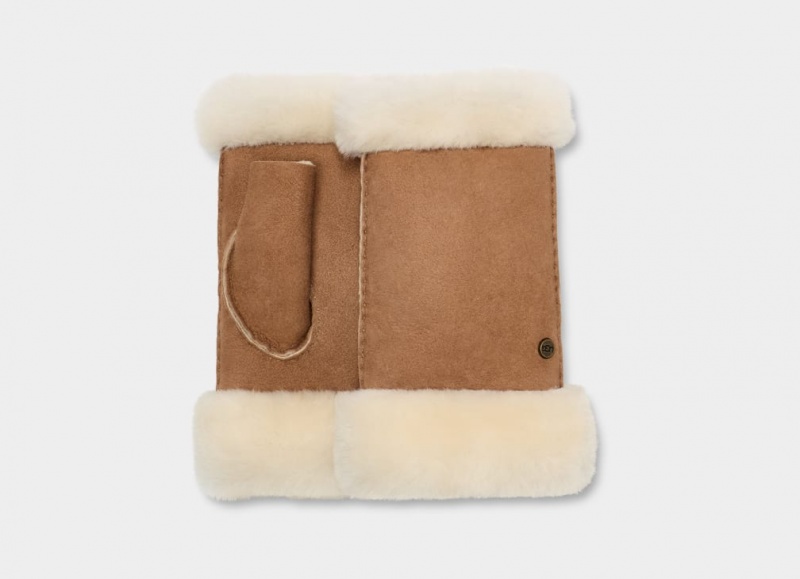 Manusi Ugg Sheepskin Fingerless Dama Maro | 5132EGQTX