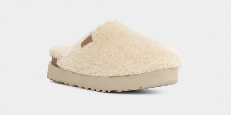 Mocasini Ugg Fuzz Sugar Dama Bej | 8419CWKOB