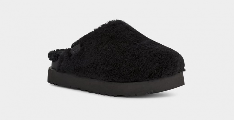 Mocasini Ugg Fuzz Sugar Dama Negrii | 5479DHRFK