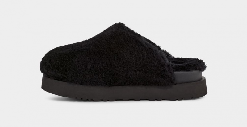 Mocasini Ugg Fuzz Sugar Dama Negrii | 5479DHRFK