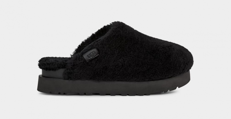 Mocasini Ugg Fuzz Sugar Dama Negrii | 5479DHRFK