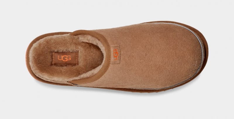 Mocasini Ugg Scuff Cali Wave Barbati Maro Portocalii | 2450XNSLU