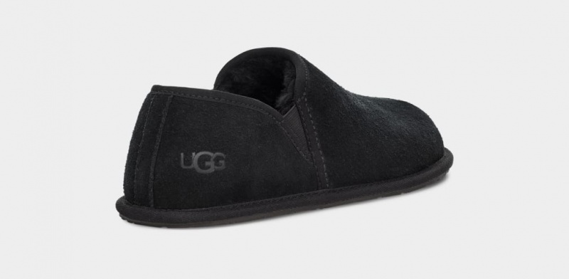 Mocasini Ugg Scuff Romeo II Barbati Negrii | 6720VZTWJ