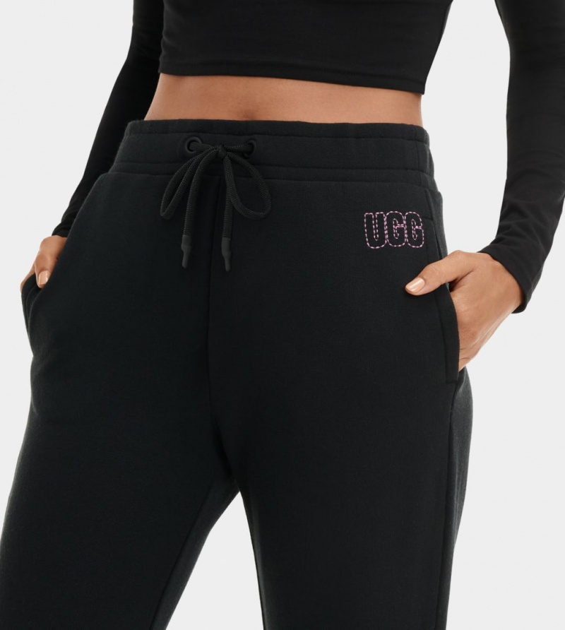 Pantaloni De Trening Ugg Daniella Dama Negrii | 1325HWVPL