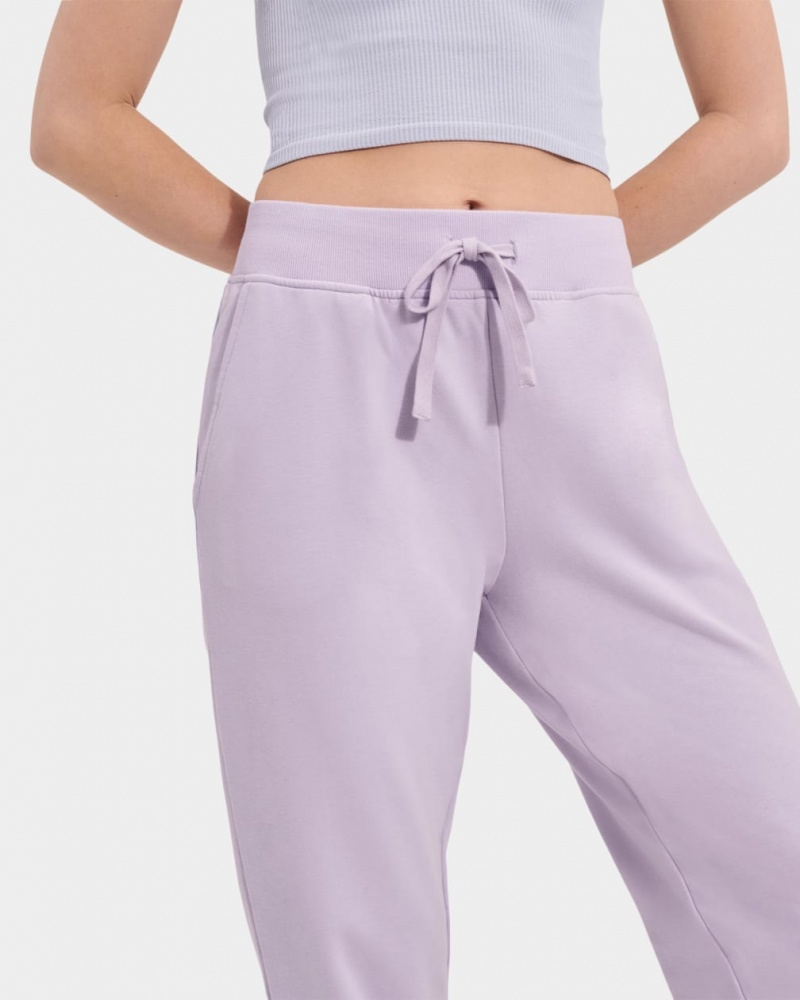 Pantaloni De Trening Ugg Wilma Micro Terry Dama Violet | 7108AWCZF