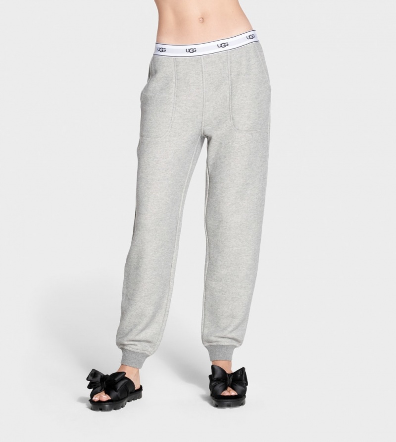 Pantaloni Jogger Ugg Cathy Dama Gri | 1862GRKWN