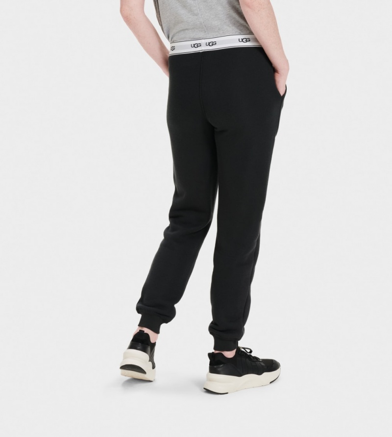 Pantaloni Jogger Ugg Cathy Dama Negrii | 6308FIOJC