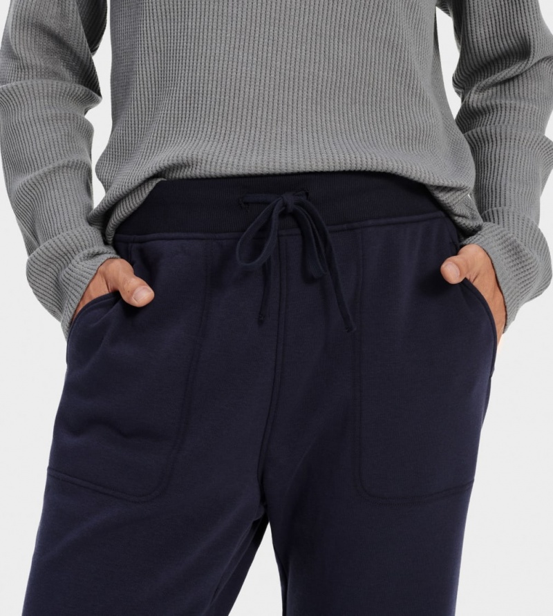 Pantaloni Jogger Ugg Hank Barbati Bleumarin | 3184VLUXQ