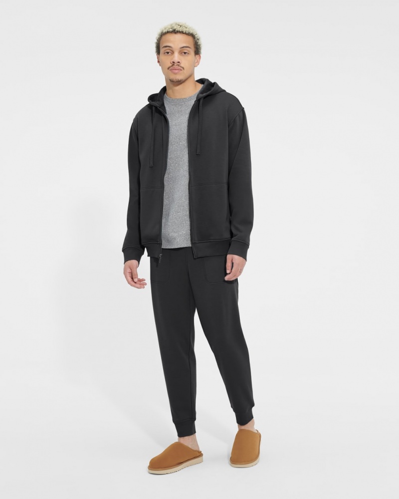 Pantaloni Jogger Ugg Hank Barbati Negrii | 4165VLPSH