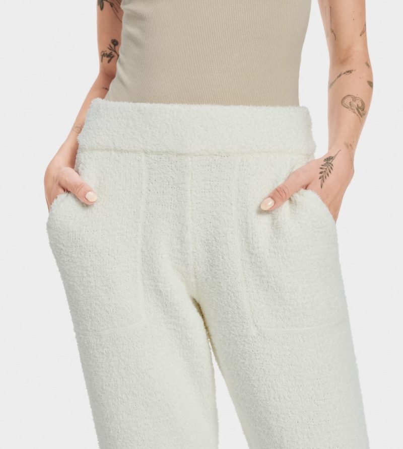 Pantaloni Jogger Ugg Safiya Dama Albi | 5490RJSQG