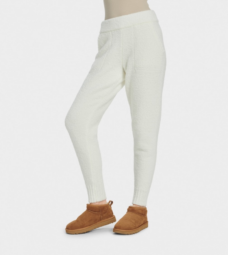 Pantaloni Jogger Ugg Safiya Dama Albi | 5490RJSQG