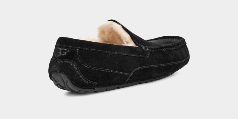 Papuci Ugg Ascot Barbati Negrii | 6029RIZLE