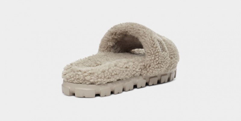 Papuci Ugg Cozetta Curly Dama Gri | 8145DSHUE