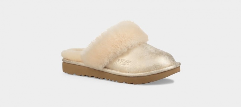 Papuci Ugg Cozy II Metallic Copii Aurii | 3120RDAVF