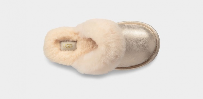 Papuci Ugg Cozy II Metallic Copii Aurii | 3120RDAVF