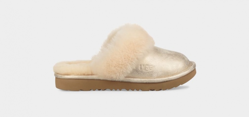 Papuci Ugg Cozy II Metallic Copii Aurii | 3120RDAVF