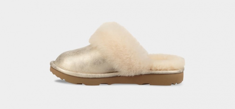 Papuci Ugg Cozy II Metallic Copii Aurii | 0498FVRIQ