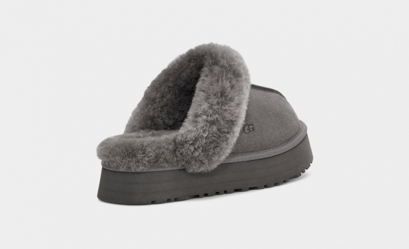 Papuci Ugg Disquette Dama Gri | 9107VATCR