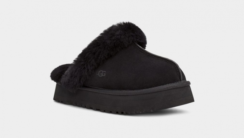 Papuci Ugg Disquette Dama Negrii | 5720FBTHA