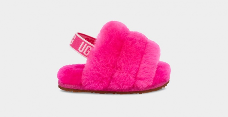 Papuci Ugg Fluff Yeah And Lovey Copii Roz | 2863XHRPE