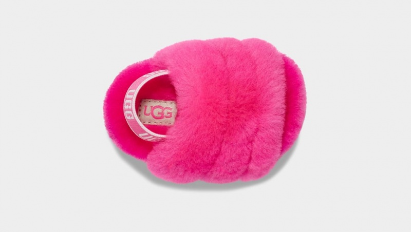 Papuci Ugg Fluff Yeah And Lovey Copii Roz | 2863XHRPE