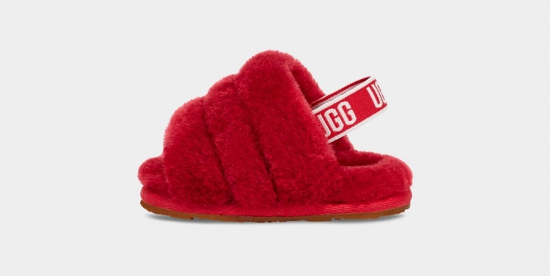 Papuci Ugg Fluff Yeah And Lovey Copii Rosii | 1093YDLKH